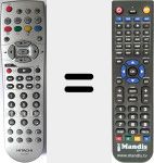 Replacement remote control for CLE 967 (VS30041066)