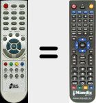 Replacement remote control for 9800
