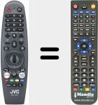 Replacement remote control for MR20GA (RM-C3285)