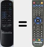 Replacement remote control for RMSED40TEU