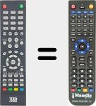 Replacement remote control for K48DLS6F