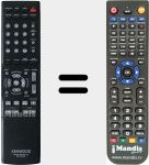 Replacement remote control for RC-F0704E (A70166205)