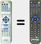 Replacement remote control for RC-R0 311 E (A70168508)