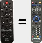 Replacement remote control for 4008 800 016 (KW-Y001)