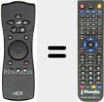 Replacement remote control for Lacie001