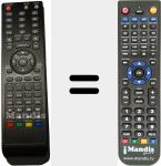 Replacement remote control for SAIVOD001