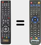 Replacement remote control for REMCON770