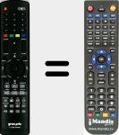 Replacement remote control for LT200 combi