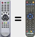 Replacement remote control for L6032