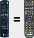 Replacement remote control for MPMAN001