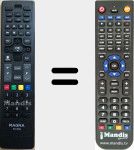 Replacement remote control for RC101B