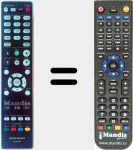 Replacement remote control for RC024SR (30701016800AD)