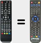 Replacement remote control for 50041491