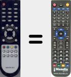 Replacement remote control for RC001