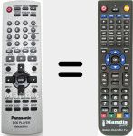 Replacement remote control for N2QAJB000091