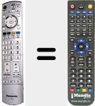 Replacement remote control for N2QAYB000048