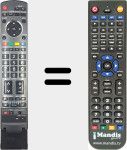 Replacement remote control for N2QAYB000238