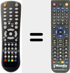 Replacement remote control for REMCON571