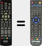 Replacement remote control for RC-02-B