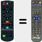 Replacement remote control for DX5100
