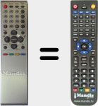 Replacement remote control for 076R0MT010