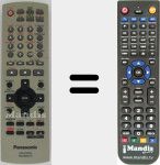 Replacement remote control for N2QAJB000147