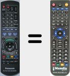 Replacement remote control for N2QAYB000338