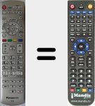 Replacement remote control for N2QAYB000928