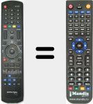 Replacement remote control for 22LC101R