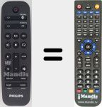 Replacement remote control for HY287C1762460 (996580006864)