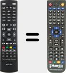 Replacement remote control for PRI001