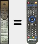 Replacement remote control for CRP598 (242254901776)