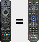 Replacement remote control for 996510047011