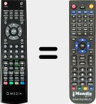 Replacement remote control for Q22A2