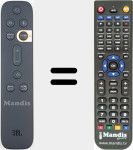 Replacement remote control for BAR 9.1 (R24-9)