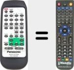 Replacement remote control for RAK-CH943WK