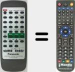 Replacement remote control for RAK-RX979WK