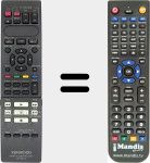 Replacement remote control for RC-D0713