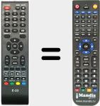 Replacement remote control for RC-E 23