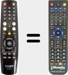 Replacement remote control for RC057
