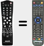 Replacement remote control for RC 2526 / 01 (482221910707)