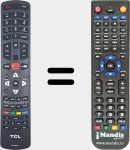 Replacement remote control for RC3100L07