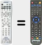 Replacement remote control for RC38T1-27