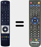 Replacement remote control for RC 5112 (23002017)