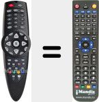 Replacement remote control for REMCON249