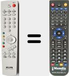 Replacement remote control for RM-11 (605RM1162A1)