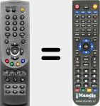 Replacement remote control for RS-505