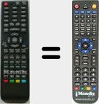 Replacement remote control for TDD2240