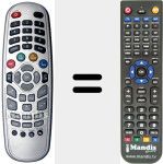Replacement remote control for REMCON439