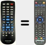 Replacement remote control for SE-R0336 (AH802453)